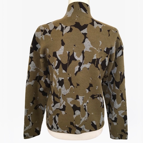 Anthropologie Camo Print Women’s Turtleneck Sweater XS/S - Picture 4 of 13